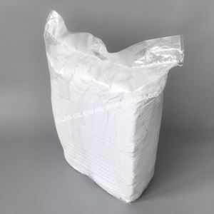 Trapos de Limpieza Industriales Resistentes de Algodón Reciclado, Blancos, Resistentes a Desgarros, para Eliminar Grasa y Suciedad - Product Image 1