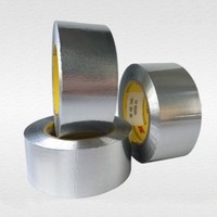 Ruban adhésif en aluminium argenté 3M 425, adhésif thermiquement conducteur pour applications d'isolation thermique industrielle et de dissipation de chaleur