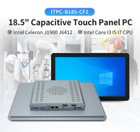 Computadora Industrial Integrada Resistente con Pantalla Ancha de 18.5 Pulgadas y Relación de Aspecto 16:9, FHD, con Procesador Intel Celeron J1900/J6412 para Logística, Panel Táctil Todo en Uno