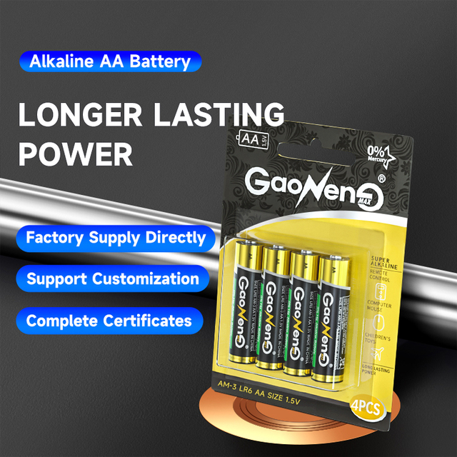 LR6 AA AM-3 Alkaline Battery 1.5V Primary Batteries for Home Appliances Remote Control Consumer Electronics Power Tools for Toys
