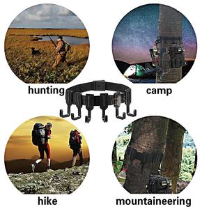 ที่แขวนอุปกรณ์พร้อมตะขอขนาดใหญ่ 10 ตัว, ขาตั้งอุปกรณ์อเนกประสงค์น้ำหนักเบา, ขาตั้งต้นไม้สำหรับกิจกรรมกลางแจ้ง, ตะขอสำหรับธนูและอุปกรณ์, สำหรับการล่าสัตว์, ผลิตในประเทศแคลิฟอร์เนีย - Product Image 3