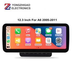 TOP 12.3 pollici 64GB ROM Android 10 Carplay schermo sistema di navigazione multimediale Radio per <span class=keywords><strong>Audi</strong></span> A6l <span class=keywords><strong>A6</strong></span> C6 2005 2008 2009 2010 <span class=keywords><strong>2011</strong></span> - Product Image 2
