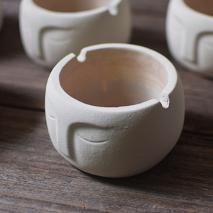 Modern Retro Style INS-Inspired <b>Ashtray</b> Customizable Shape Dustproof Cement for Home Use in Living Room - Product Image 3