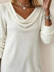 Nuevo vestido informal cómodo y ajustado de manga larga con cuello de felpa para mujer, para otoño e invierno - Product Image 3