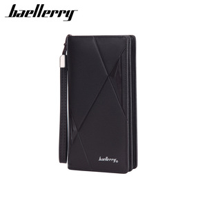 กระเป๋าสตางค์ใบยาวสำหรับผู้ชายแบรนด์ Baellerry สีดำ แบบมีซิปอเนกประสงค์ ใช้ได้ทุกวันสำหรับธุรกิจ - Product Image 5