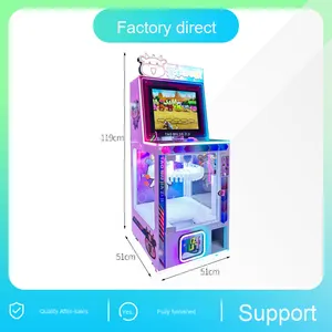 เครื่องเกมคีบตุ๊กตาคุณภาพสูง ปี 2025 พร้อมวงล้อเสี่ยงโชค พวงกุญแจจี้ห้อย ของเล่นสำหรับเด็กอายุ 6 ปีขึ้นไป รับเหรียญ - Product Image 6