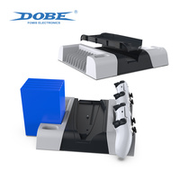Station de charge verticale avec ventilateur de refroidissement DOBE pour PS5/Slim/Pro, support pour manette DualSense, accessoires de jeu