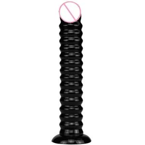 Dildo en silicone souple, masturbateur féminin, sûr pour le corps, dispositif de <span class=keywords><strong>plaisir</strong></span> noir, dildo réaliste noir, extra large et dildo, jouet sexuel pour adultes - Product Image 1