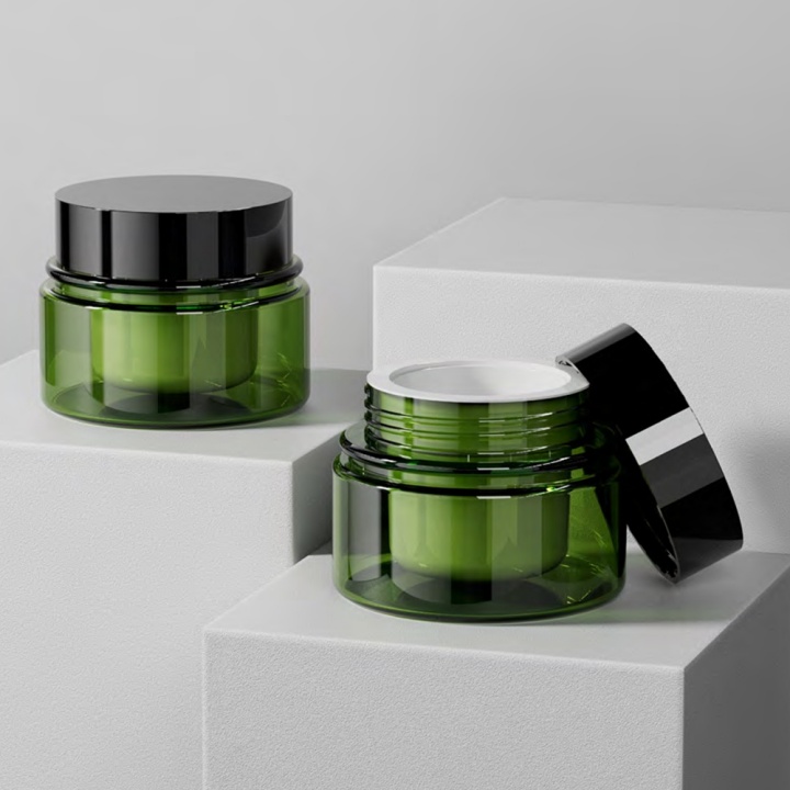 Unique Luxury Cosmetic Plastic Hair Product Containers Jars for Face Custom Creams