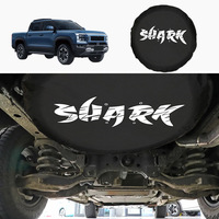 Housse de roue de secours en cuir BYD Shark 6, protection de pneu, accessoires extérieurs 4x4, housse de pneu modifiée