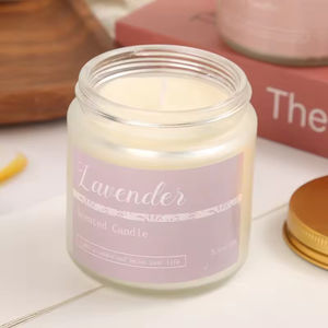 Coffret Cadeau Bougie Parfumée Artisanale Explosive en Cire de Soja dans un Pot en Verre pour la Fête des Mères - Parfum DESSERT, 60 Heures de Combustion, Classique - Product Image 4