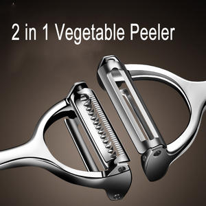 Pelapatate vegetale all'ingrosso in acciaio inox Multi funzionale frutta verdura mela <span class=keywords><strong>pomodoro</strong></span> 3 in 1 pelapatate - Product Image 2