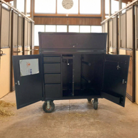 Superluck Armoire à chevaux équestres personnalisée Selle Tack Box Locker
