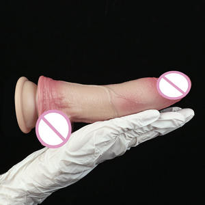 OS-ADL5002 ดิลโด้ซิลิโคนแพลตตินัมสองชั้น สมจริงเป็นพิเศษ พร้อมเส้นเลือดเหมือนจริง - Product Image 5