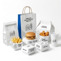 Fabricant professionnel sur mesure d'emballages pour restaurants, traiteurs, plats à emporter, fast-food, hamburgers, desserts, couverts, sacs en papier, boîtes