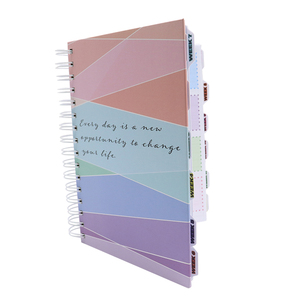 Pianificatori dell'organizzatore del giornale del taccuino dell'agenda <span class=keywords><strong>di</strong></span> nozze <span class=keywords><strong>di</strong></span> forma fisica <span class=keywords><strong>di</strong></span> budget settimanale settimanale felice <span class=keywords><strong>di</strong></span> stampa su ordinazione - Product Image 5