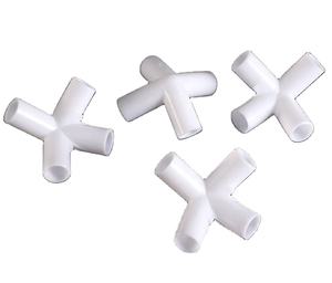 Joints de raccord de tuyau en PVC en plastique PP/PE à quatre voies - Product Image 5