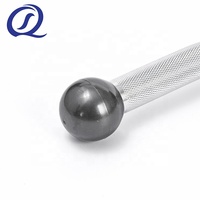 Barre de musculation rotative en acier chromé SQ NT037B 48'' avec diamètre d'axe de 25 mm et poids de 5 kg