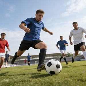 Pallone da Calcio in PVC Personalizzato di Alta Qualità con Logo Stampato, Realizzato in Materiale PU per Allenamento Sportivo all'Aperto e Uso Promozionale - Product Image 1
