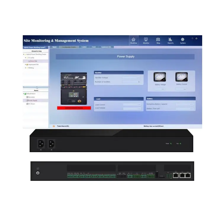 Système d'alarme avec télécommande, logiciel professionnel de surveillance du Center GSM/IP W-TEL pour la salle de serveur du Center de données