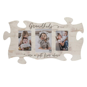 Grandkids sono UN Regalo Da Sopra Il Bianco di Lavaggio In Legno Di <span class=keywords><strong>Puzzle</strong></span> Cornice - Product Image 1