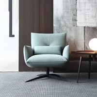 Fauteuils individuels de salon au design italien, chaises de salon modernes, fauteuils de détente en gros