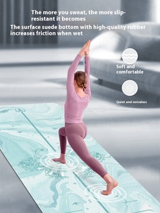 Mới Nhà Tập Thể Dục 80Cm Da Lộn Không-Trượt Yoga <span class=keywords><strong>Mat</strong></span> Có Thể Gập Lại Với Sốc Hấp Thụ Tính NĂNG Yên Tĩnh 1.5Mm Độ Dày Cho Sợi Dây thừng Bỏ qua - Product Image 5