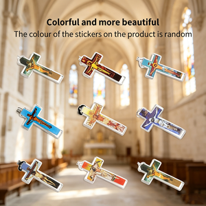 Magnifiques chapelets catholiques avec étui, Israël, Vierge Marie, bijoux en acier, vente en gros, pour souvenir, chapelets catholiques de luxe - Product Image 2