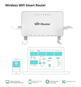Nhà máy trực tiếp unr030n 5G Wi-Fi 6 3000Mbps tốc độ cao 4 ăng ten băng tần kép phủ sóng toàn bộ nhà 360 ° Bộ định tuyến <span class=keywords><strong>wifi</strong></span> không có điểm chết - Product Image 3