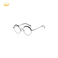 Lunettes optiques classiques à monture intégrale, monture en métal rétro, embouts en acétate haut de gamme, service personnalisé, montures optiques unisexes pour un usage quotidien en extérieur