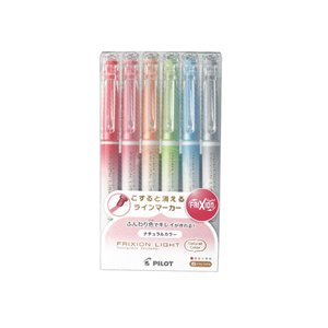 La serie de resaltadores de tinta borrable SFL-30SL-3C incluye cinco juegos surtidos en colores suaves estándar. - Product Image 3