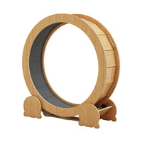 Nouvelle sortie, tapis roulant pour chat en bois massif de qualité supérieure, couleur originale, OEM et ODM, silencieux, avec 2 coussinets de couleur