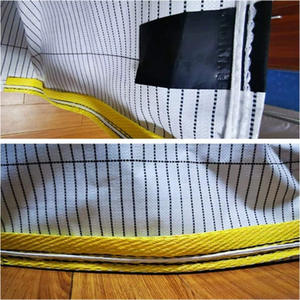 경량 정전기 방지 버진 PP 벌크백, FIBC 백, 플라스틱 펠릿 및 고무 과립 물류용 1톤 적재 - Product Image 3