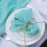 Ensemble de serviettes de table à motif printanier avec chemin de table, idéal pour la décoration de table, cadeaux pratiques pour les fêtes, les banquets et les vacances