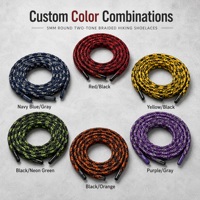 Lacets ronds élastiques YST de haute qualité en gros, 100 % polyester, résistants, sans nœuds, pour bottes de travail et de randonnée