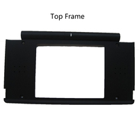 Cadre d'écran LCD supérieur noir de remplacement pour Nintendo DS Lite pour console de jeu DSL
