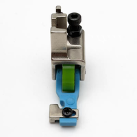 Pied presseur pour machine à coudre industrielle JINZEN, nouveau modèle S518, pied presseur à roulette enduit pour fermeture éclair invisible