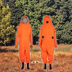 Combinaison d'apiculture en coton anti-abeilles, une pièce, réfléchissante, avec chapeau imperméable et outils, respectueuse des abeilles - Product Image 1