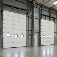 Porte sectionnelle industrielle à levage vertical, porte de garage à commande automatique, portes de garage pour entrepôt