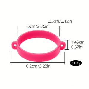 Anneau de suspension élastique en silicone personnalisé avec logo pour bouteille d'eau, accessoires pour bouteille, diamètre de la bouteille 6-10 cm - Product Image 2