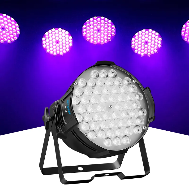 Big Dipper LPC007 DMX 54PCs 3W LED Par luces RGB luces de escenario DJ Par luces para Iglesia concierto boda