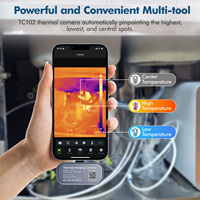 Roadi TC101 Caméra thermique infrarouge fonctionne avec les smartphones Android Tablettes et PC Imagerie thermique pour les appareils mobiles et de bureau