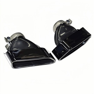 ปลายท่อไอเสีย <span class=keywords><strong>DEX</strong></span> สำหรับ F10 F11 F12 F13 535i 535d 640i 640d 550i 650i ท่อไอเสียทรงเหลี่ยม หัวท่อเก็บเสียง - Product Image 1