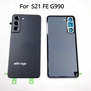 Trở lại Glass đối với Samsung Galaxy Z fold2 5g Z gấp 2 f916 W21 phía sau kính Pin Bìa trường hợp nhà ở thay thế một phần - Product Image 5