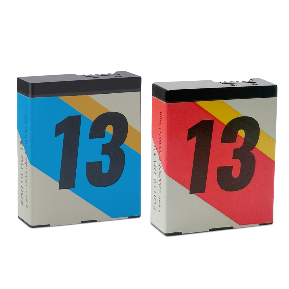Hongdak Battery for Gopro Hero 13 2200 MAh Battery for GoPro Hero 13 Replacement Battery
