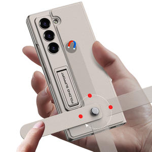 Housse de Téléphone Portable Magnétique à Rabat et Portefeuille, avec Emplacement pour Stylo Pliable et Béquille, pour <span class=keywords><strong>Samsung</strong></span> Z Fold 6 Z Fold5 S23Ultra S24Ultra - Product Image 3