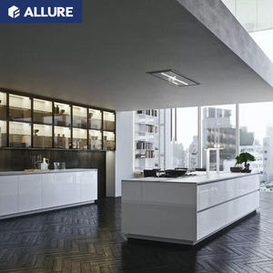 مجموعة خزائن مطبخ فاخرة معلقة بتصميم قياسي من الفولاذ مع الأجهزة في قوانغتشو - Product Image 6