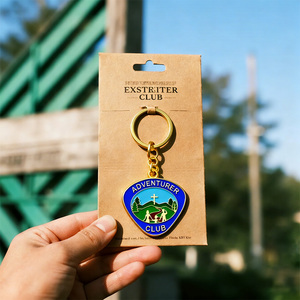 พวงกุญแจโลหะลายตราสัญลักษณ์งาน<span class=keywords><strong>ค</strong></span>าร์นิวัล พวงกุญแจงานเทศกาลแบบกำหนดเอง จี้เ<span class=keywords><strong>ค</strong></span>ลือบลายการผจญ<span class=keywords><strong>ภัย</strong></span> สวนสนุก ของที่ระลึกโลหะสะสม - Product Image 4