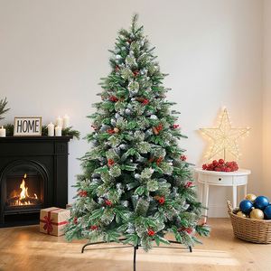 Árbol de Navidad Mixto (PE + PVC + Agujas de Pino) en Oferta, Árbol Simulado sin Adornos, 1.8/2.1 Metros, Decoración Navideña - Product Image 1