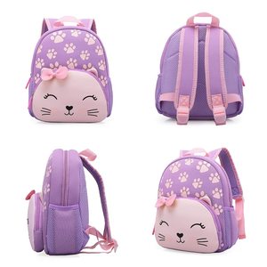 Sac à dos enfant en néoprène mignon motif dessin animé pour garçons et filles, idéal pour la maternelle et les tout-petits - Product Image 2